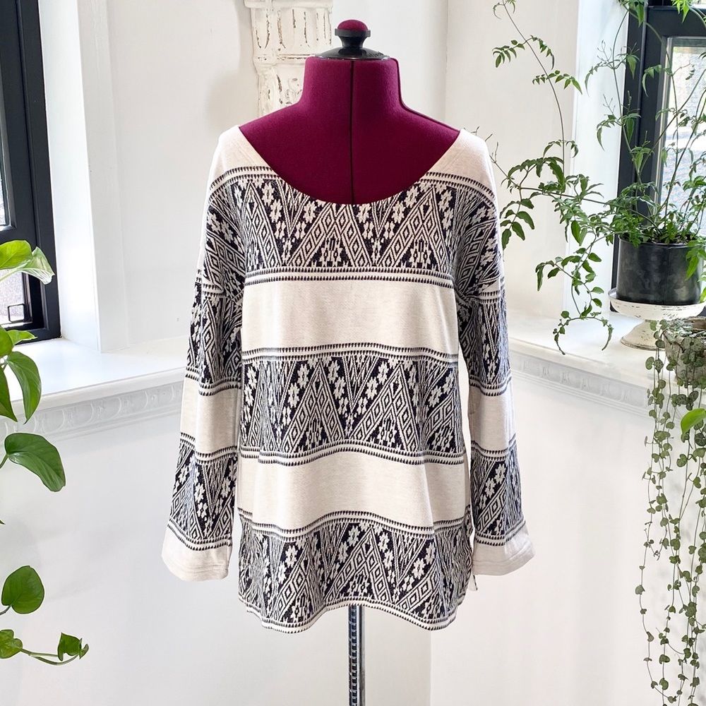 J crew Aztec top